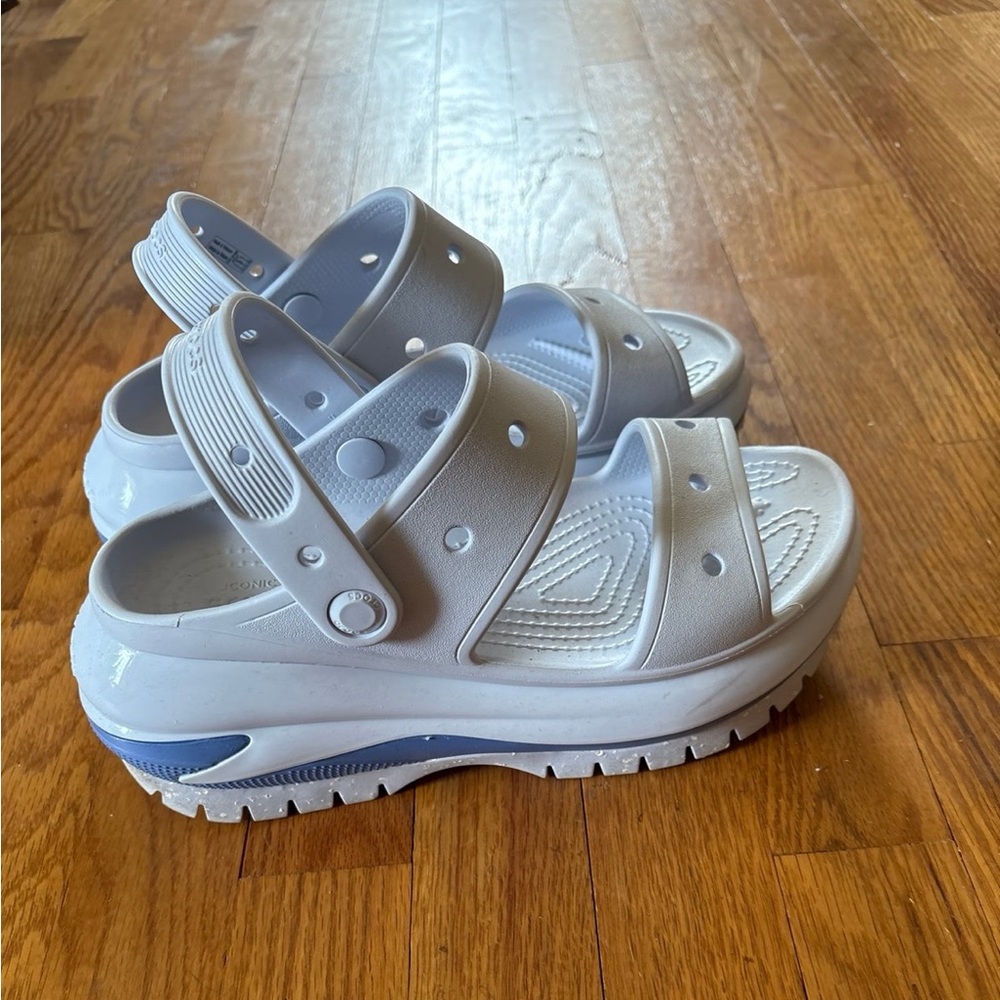 Croc Platform Sandals